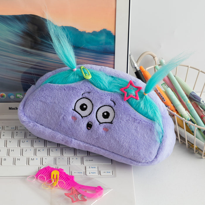 Wholesale Plush Lamb Student Large-Capacity Pencil Case