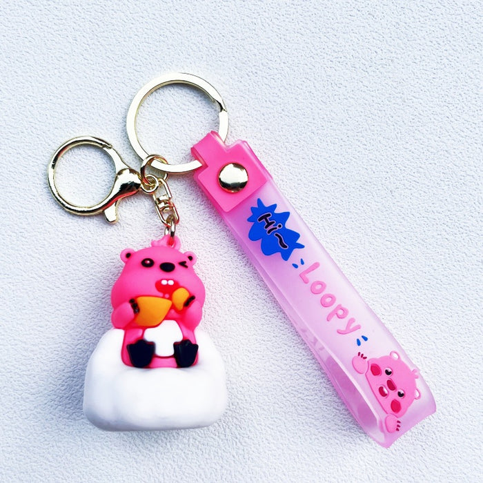 Wholesale PVC Cartoon Doll Keychain JDC-KC-WuYi041