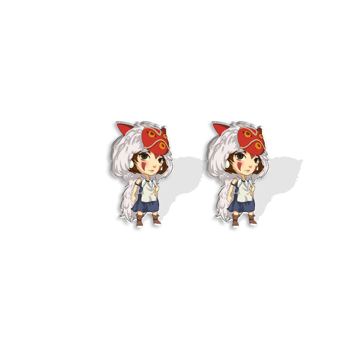 Wholesale Cartoon Anime Acrylic Earrings (F) JDC-ES-XiangL065