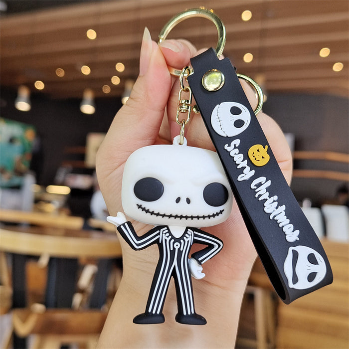 Wholesale Cartoon Doll Silicone Keychain JDC-KC-SuCheng004