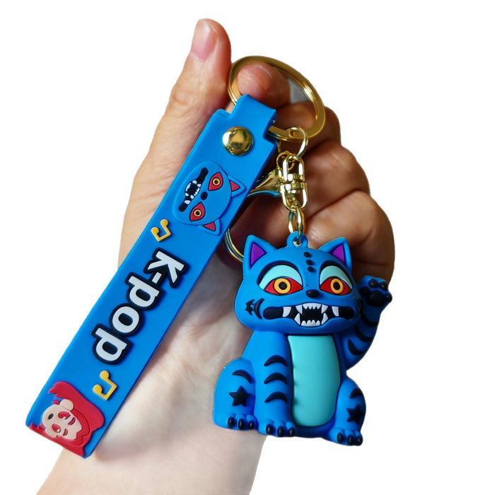 Wholesale K-POP Cute Cartoon Doll Silicone Keychain
