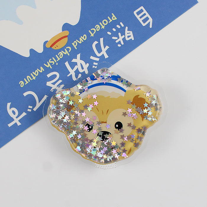 Wholesale Creative Cartoon Quicksand Phone Cushion Stand