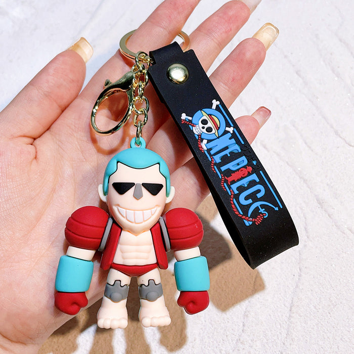 Wholesale Cartoon Silicone Doll Keychain JDC-KC-QiChao047