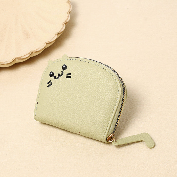 Wholesale Cat Card Bag Women's Small and Cute Multi-card Card Bag Advanced Cartoon Coin Purse