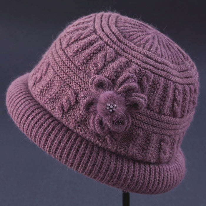 Wholesale Warm Wool Knitted Hats for Middle-aged and Elderly People JDC-HT-PX006