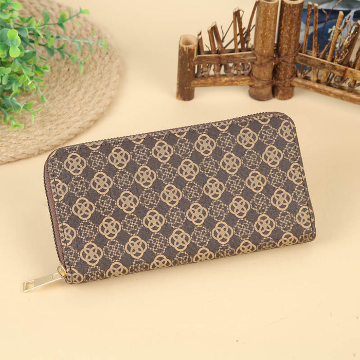 Wholesale Long Zipper Large Capacity PU Wallet JDC-WT-HNG002