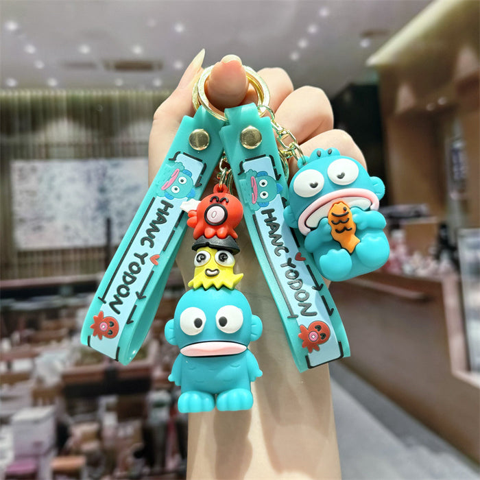 Wholesale Cartoon Silicone Doll Keychain JDC-KC-HaoXi017