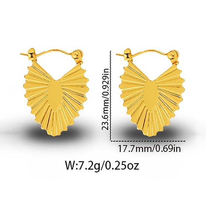 Wholesale Stainless Steel Geometric Earrings Earrings