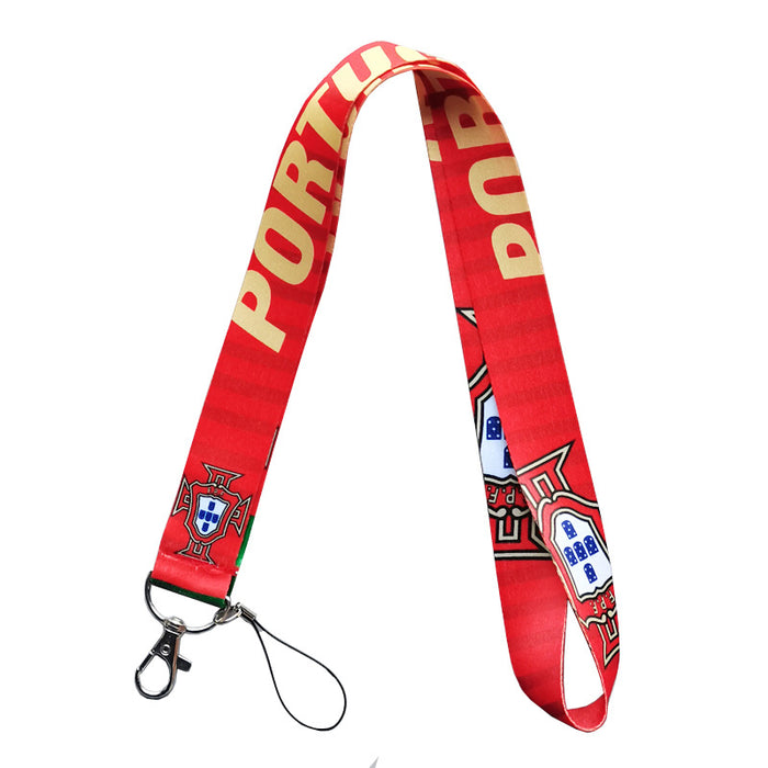 Wholesale Trendy Cartoon Lanyard With Card Holder Polyester Neck Strap For Student And Work Badge Gift