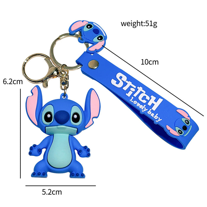 Wholesale Cartoon Silicone Doll Keychain JDC-KC-QiChao019