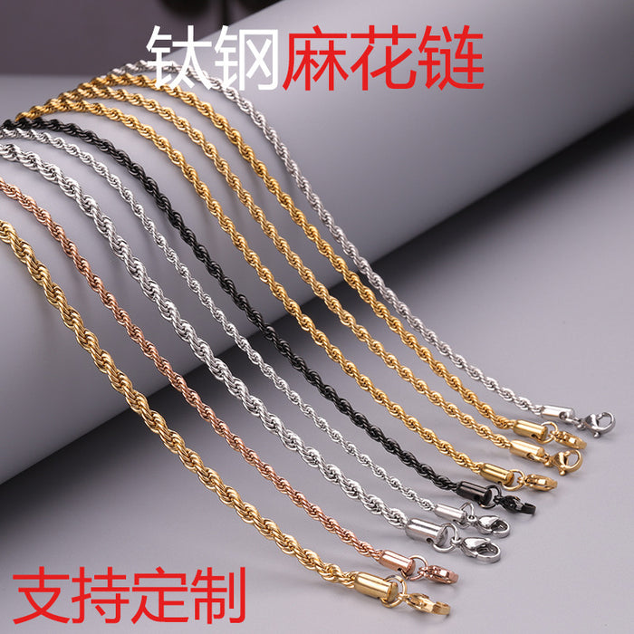 Wholesale Men's Necklaces Collarbone Chains Gold Hip Hop Accessories JDC-NE-RX001