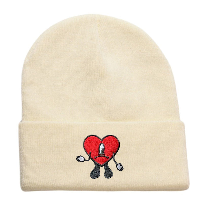 Wholesale Cartoon Embroidery Acrylic Wool Knitted Hat JDC-FH-Shengn006