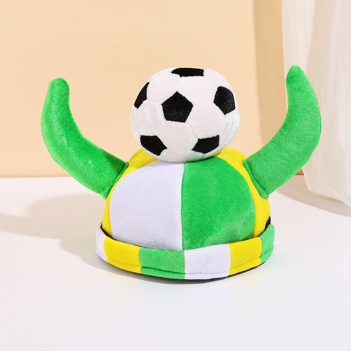 Wholesale World Cup Football Hat Cheering Props Bull Head