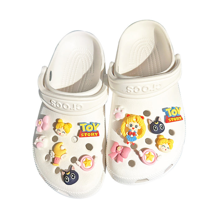 Wholesale Cartoon Three-dimensional Plastic Shoe Buckle JDC-SC-MoNiao006