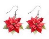 Wholesale Acrylic Christmas Cartoon Christmas Tree Earrings JDC-ES-Qiany008