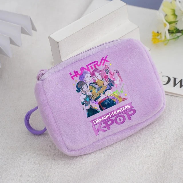 Wholesale KPop Devil Hunter Animal Coin Purse Cute Nylon Portable Wallet Casual Everyday Gift