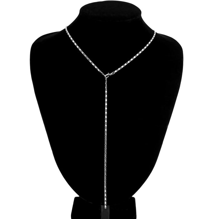 Wholesale Personalized sequin necklace, green crystal collarbone chain, niche design, versatile accessory