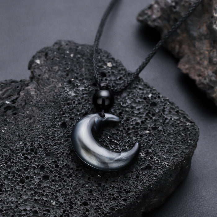 Wholesale Pendant necklace, high-end and versatile, hand woven hanging rope accessories, new minimalist accessories