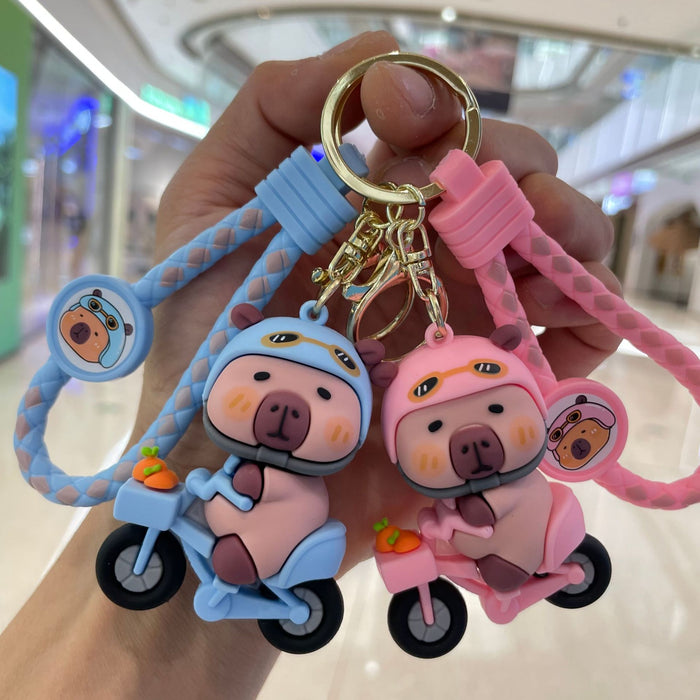 Wholesale Keychain Cartoon Dolphin Doll Bag Pendant Car Pendant Couple Exquisite Small Gift Wholesale
