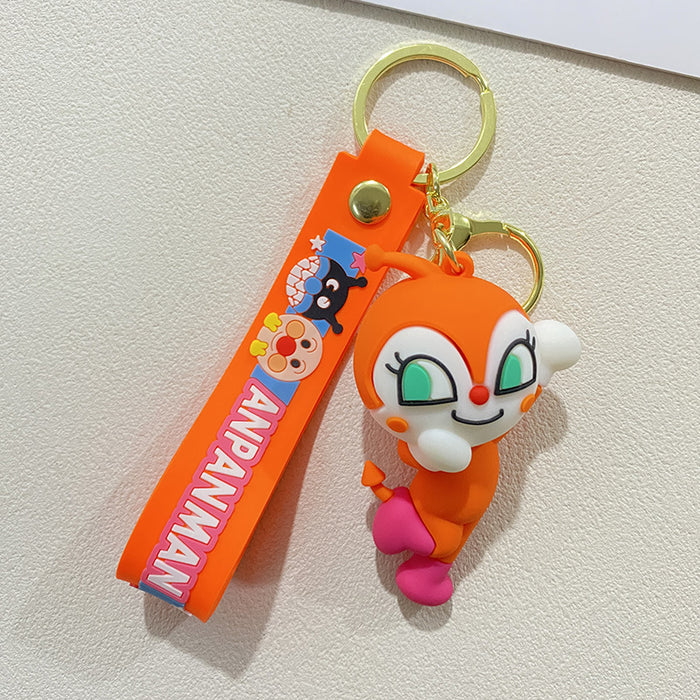 Wholesale Creative Cartoon 3D Silicone Doll Keychain