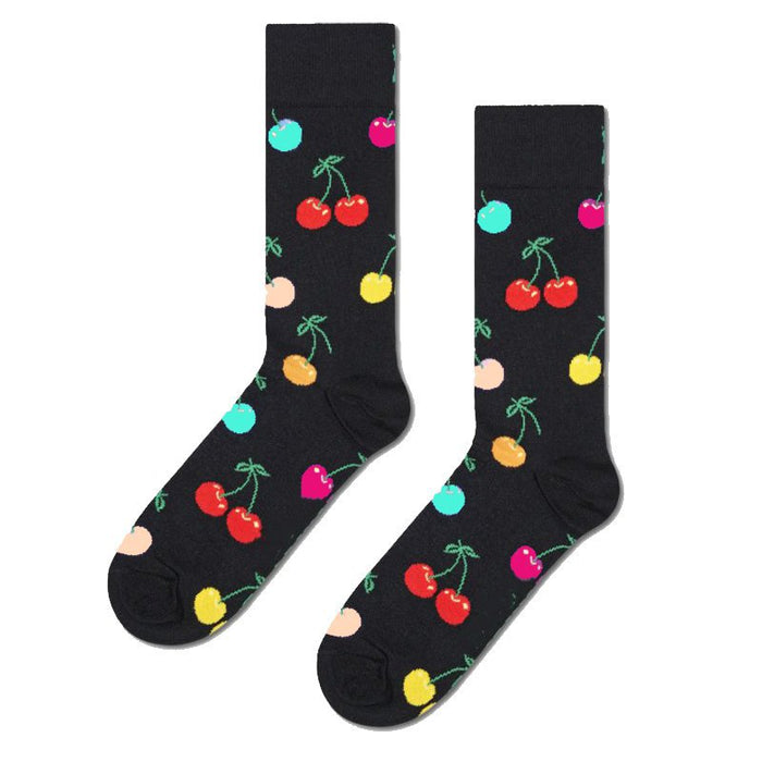 Wholesale Cherry Star Fruit Cartoon Cotton Middle Socks JDC-SK-HuiHe046