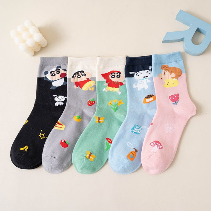 Wholesale Cotton Cartoon Long Socks JDC-SK-Lanh004