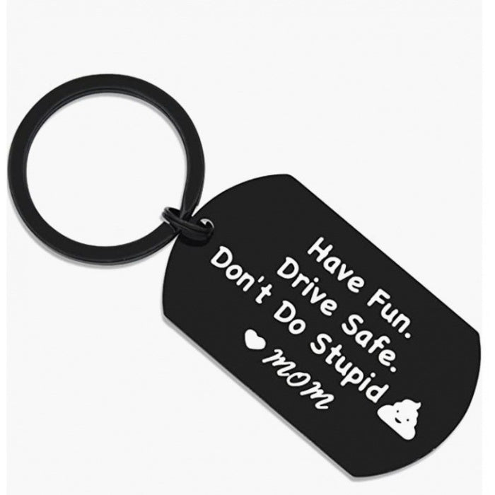 Wholesale May You Be Stainless Steel Keychain JDC-KC-TangMumao002