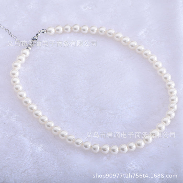 Wholesale Pearl Necklace for Women Temperament Versatile Collarbone Chain