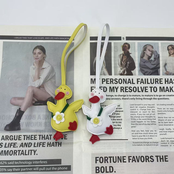 Wholesale Leather bag pendant accessories, cute cartoon accessories, pet bags, keychains