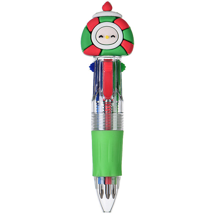 Wholesale Four-color ballpoint pen cute cartoon multi-color pen