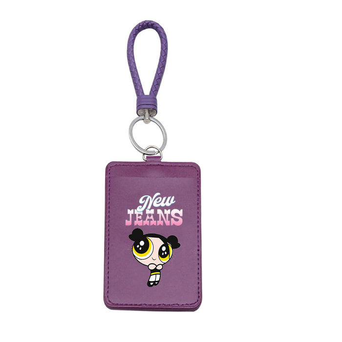 Wholesale PU Card Holder Keychain JDC-KC-ShuaiX002