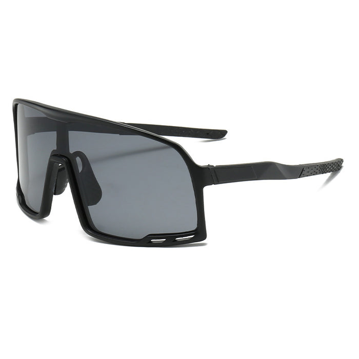 Wholesale New Fashionable Cycling Glasses Outdoor Sports Glasses Integrated Large Frame Sunglasses Colorful Reflective Mercury Sunglasses