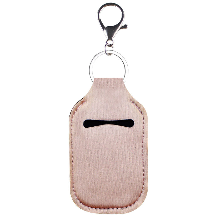 Wholesale Hair Art Hand Sanitizer Leather Case Keychain JDC-KC-YiTian002