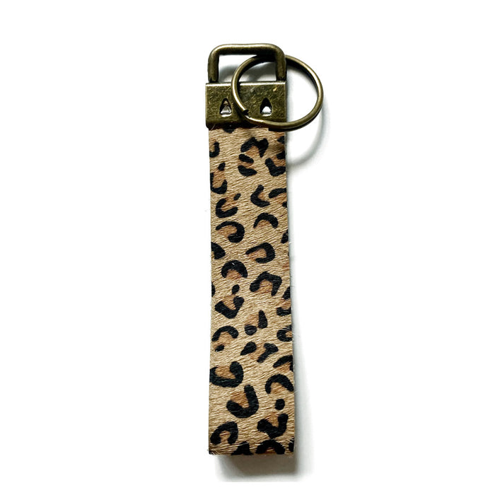 Wholesale Retro Bohemian Leather Horse Hair Keychain