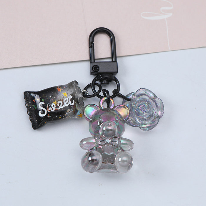 Wholesale   Keychain School Bag Pendant  Student Bag Pendant Accessories