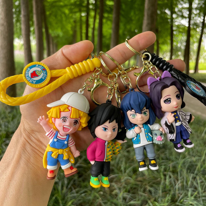 Wholesale Keychain cartoon doll, car keychain, backpack pendant, small gift