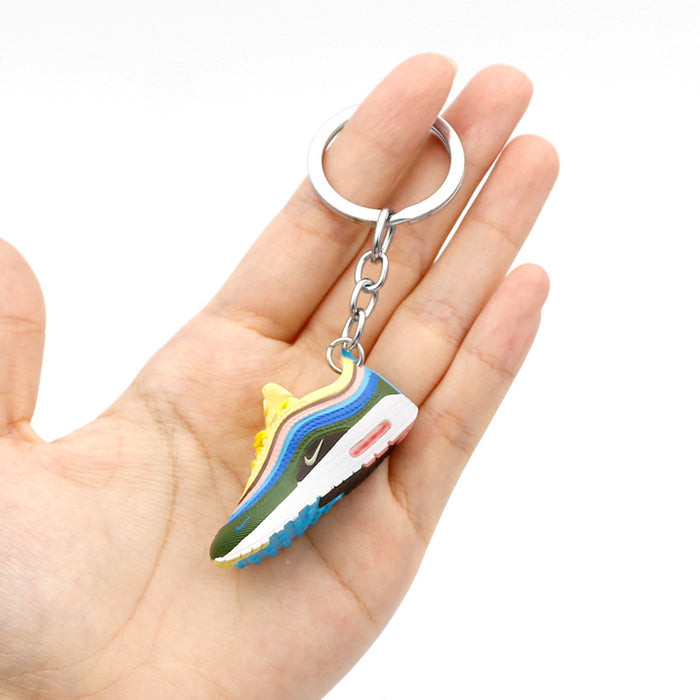 Wholesale 3D Stereoscopic Basketball Shoes PVC Keychains JDC-KC-QLPing019