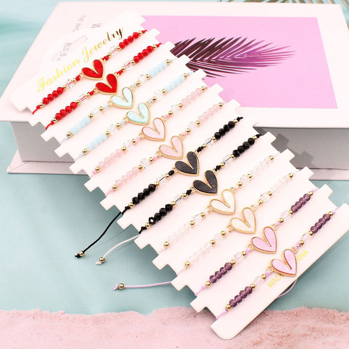 Wholesale Hand woven bead string bracelet for couples