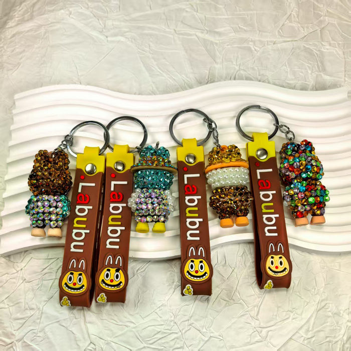 Wholesale 3D plush toys  backpack charms keychains