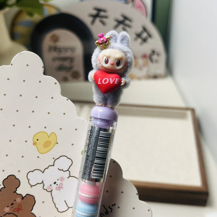 Wholesale Flocking Cute Grain String Music Gel Pen