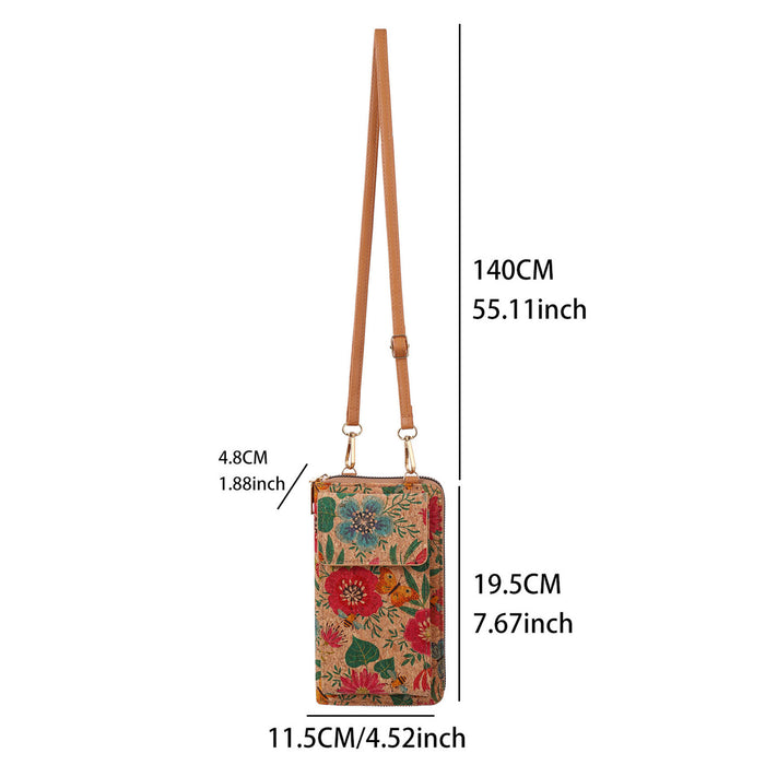 Wholesale PU Multifunctional Bohemian Wallet Wood Grain Multi-Card Slots Women's Wallet JDC-WT-HuLi002