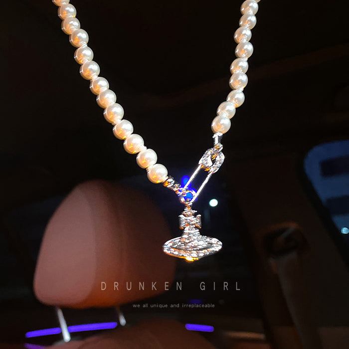 Wholesale Pearl necklace pendant, simple and niche necklace accessory, light luxury and high-end feeling, collarbone chain