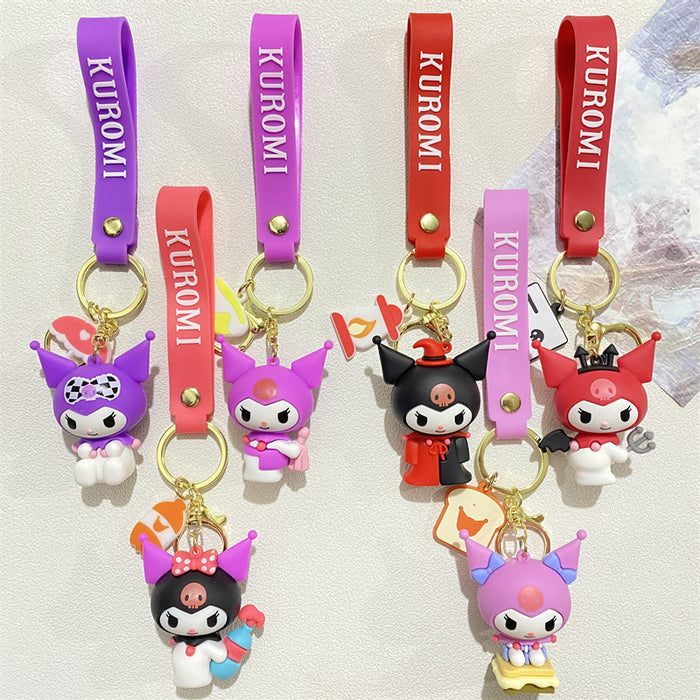 Wholesale PVC Cute Cartoon Doll Keychain JDC-KC-WuYi060