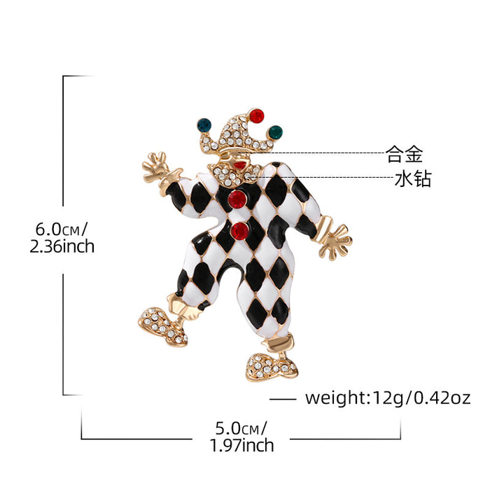 Wholesale Retro Niche Christmas Brooch