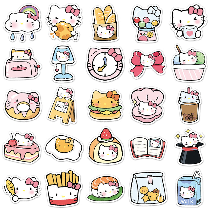 Wholesale 50pcs cat stickers cartoon cute  stickers