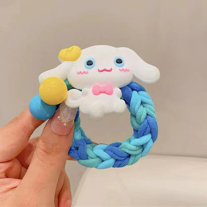 Wholesale Cartoon Cute Dog Head Fabric Hair Tie JDC-HS-Weiye005