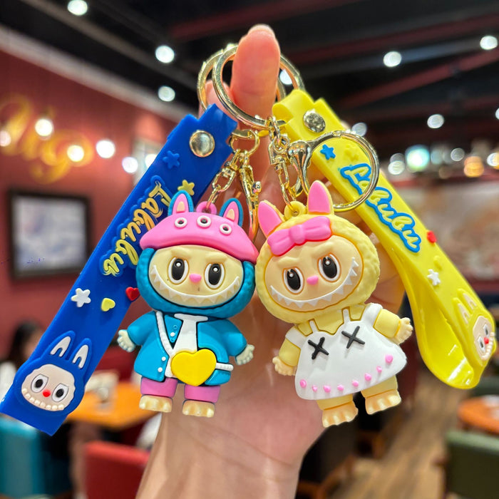 Wholesale New arrival cartoon cute cross-dressing funny doll bag keychain gift pendant