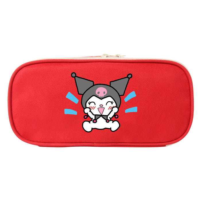 Wholesale Pencil Bag Student Cute Printed Canvas Stationery Bag JDC-PB-JR001