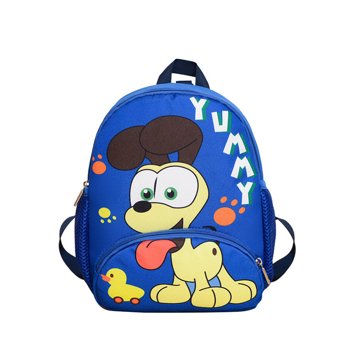Wholesale Children's Backpack Small Class Kindergarten Schoolbag 1-4 Cartoon Cat Boy and Girl Baby Go Out Anti-Lost Backpack