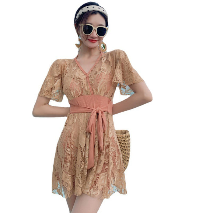 Wholesale Swimsuit Split Three Piece Set Sexy Conservative Hoodie